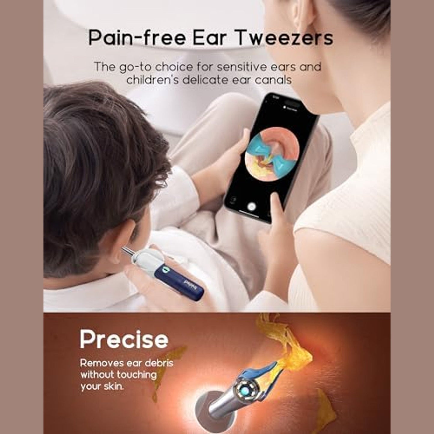 Bebird EarSight Plus | أداة إزالة شمع الأذن مع كاميرا - I35R