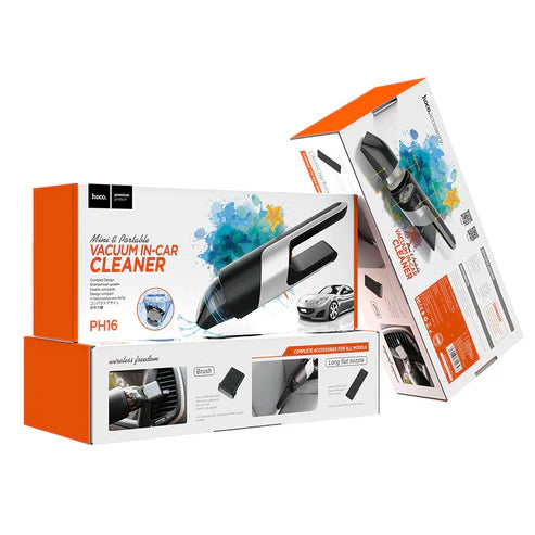 Hoco Portable Vacuum Car Cleaner - Azure PH16