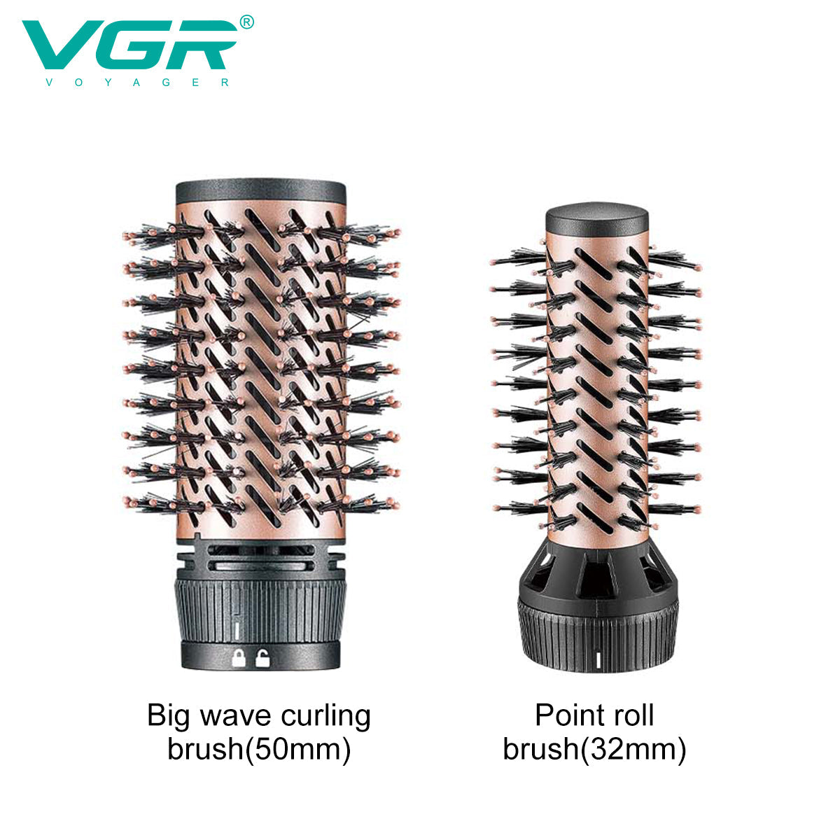 VGR 2-In-1 Professional Rotating Hot Air Styler V-498