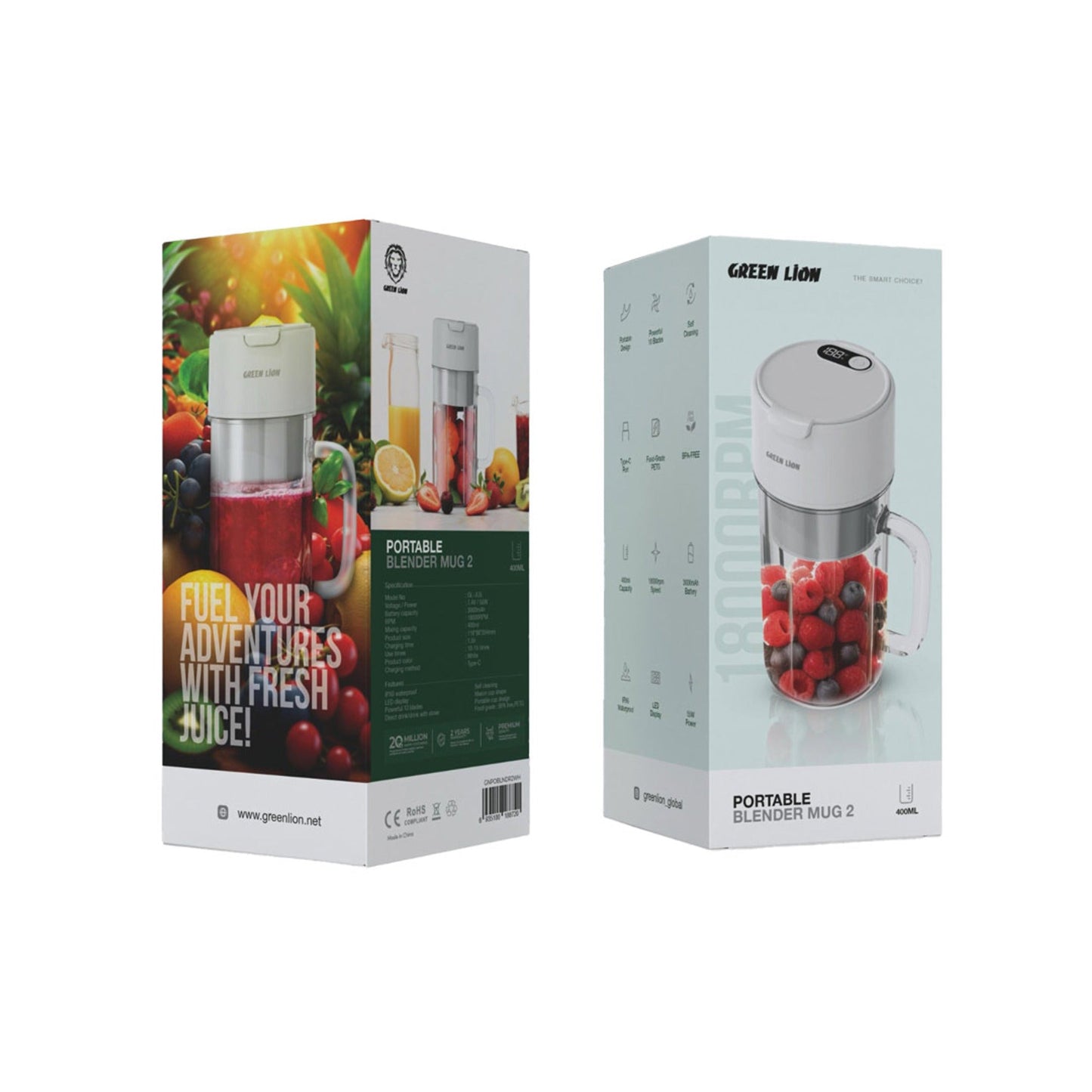 Green Lion Portable Blender Mug 2