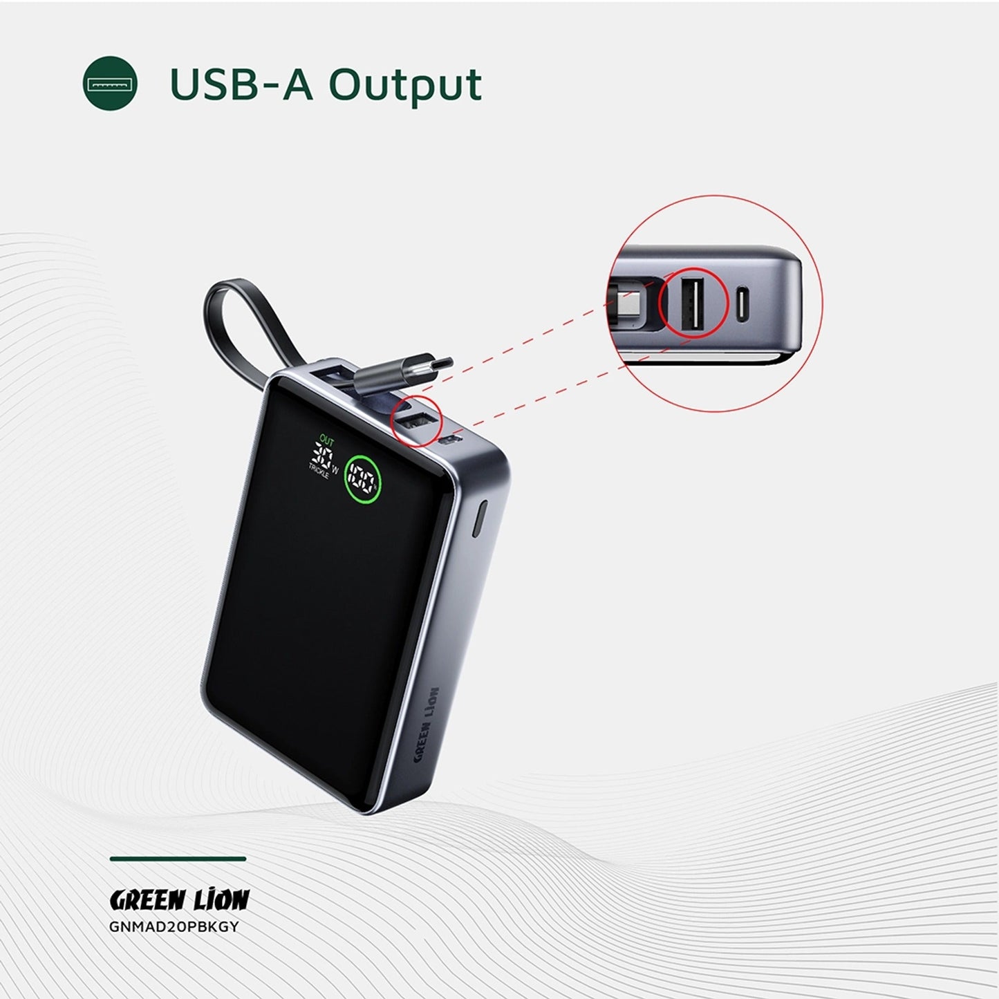 Green Lion Madrid 20 Power Bank 20000mAh PD 35W