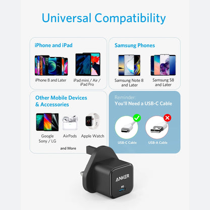 شاحن أنكر PowerPأوt III بقوة 20 واط