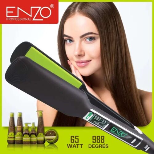 مكواة فرد الشعر إنزو 988° فهرنهايت للاستخدام في صالونات التجميل EN-3822