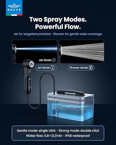 Brave Electric Portable Bidet with 2.3L Water Tank