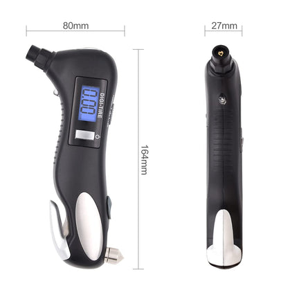 5-In-1 Digital Tire Pressure Gauge & Emergency Tool