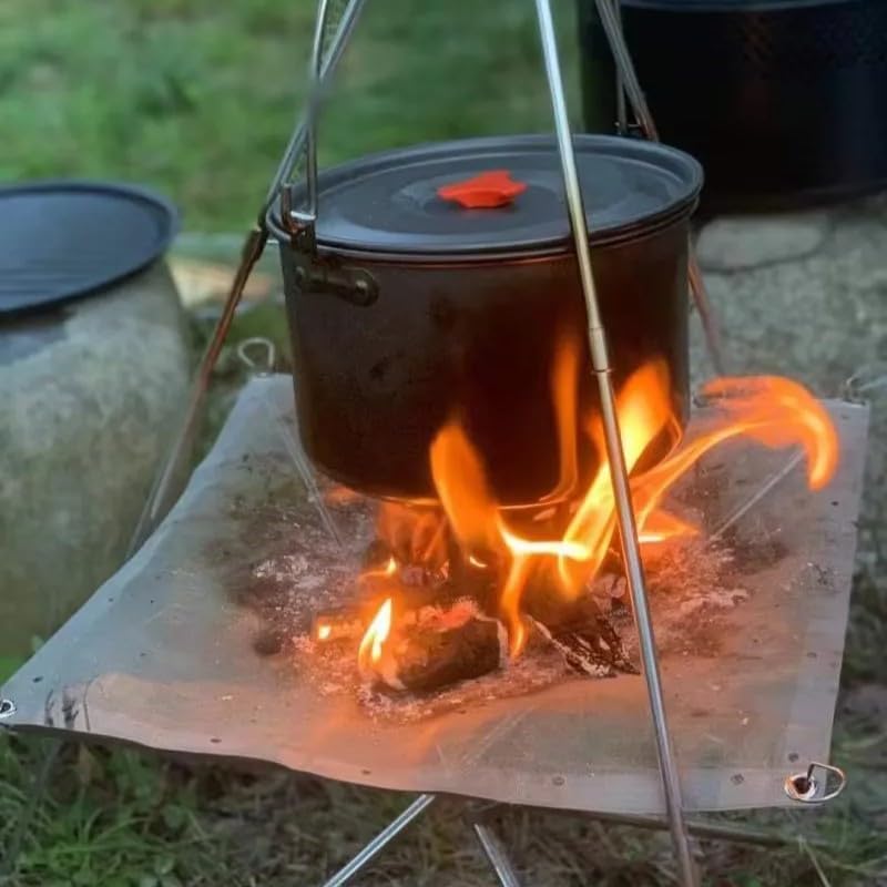 جرين ليون محمول Bonfire حامل من الفولاذ المقاوم للصدأ