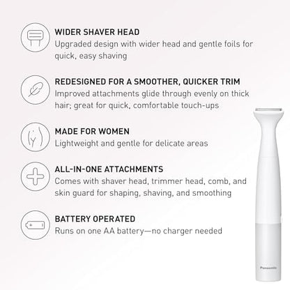 Panasonic Bikini Trimmer & Shaver ES-WV62-H