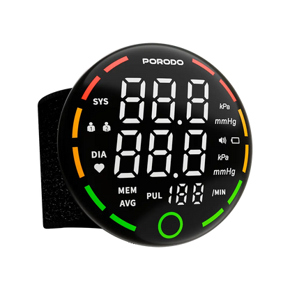 Porodo LiveOn - Digital Blood Pressure Monitor with One-Key Measure