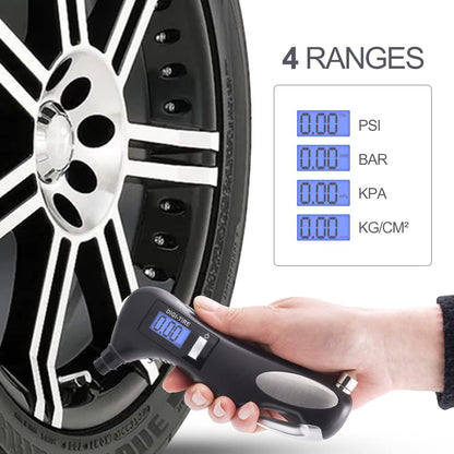 5-In-1 Digital Tire Pressure Gauge & Emergency Tool
