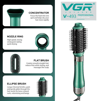 VGR 4-In-1 Professional Hot Air Styler 1000W V-493