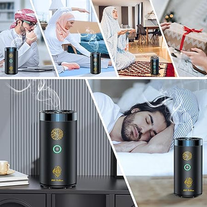 مبخرة عود بخور كهربائية 2 في 1 مع مكبر صوت للقرآن SQ-600