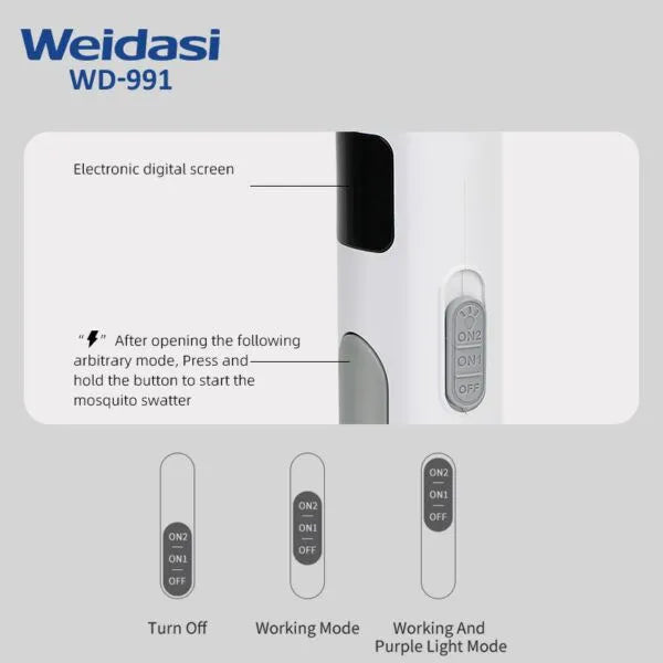 مضرب البعوض الكهربائي WD-991