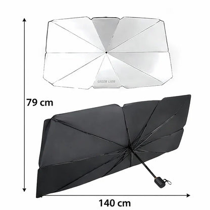 Green Lion Car Windshield Umbrella