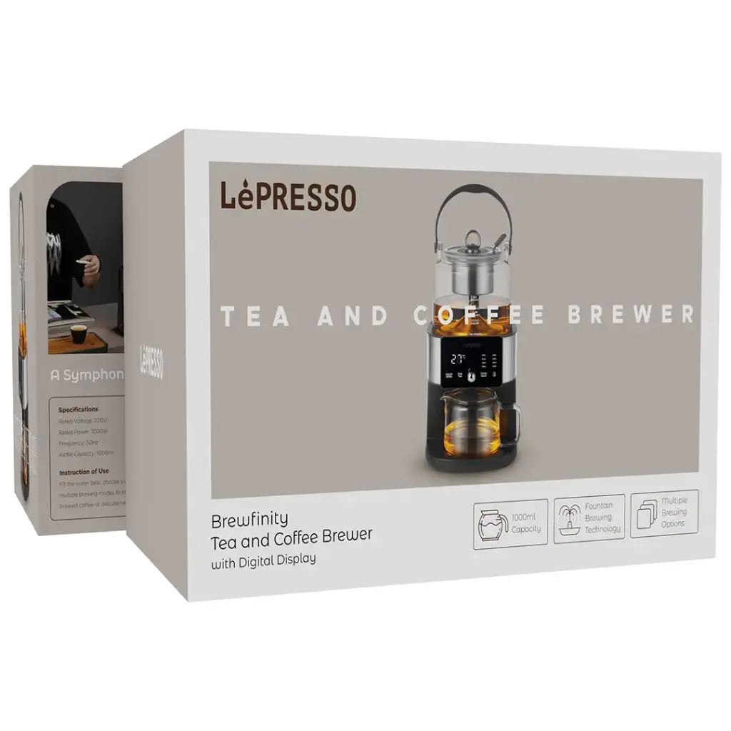 LePresso Brewfinity Tea and Coffee Brewer with Digital Display