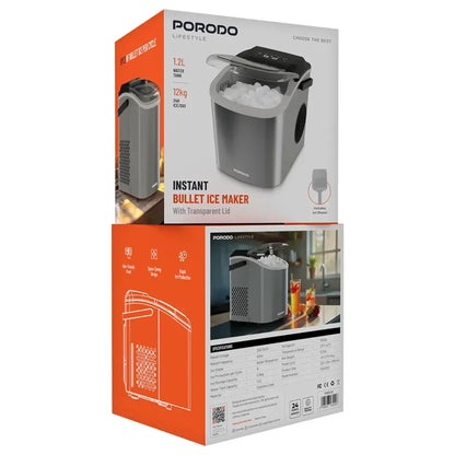 Porodo Lifestyle Instant Bullet Ice Maker
