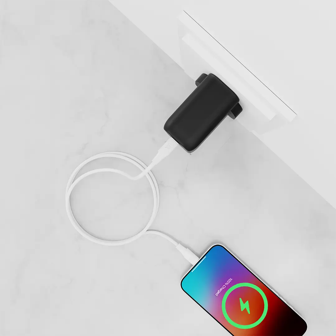 كابل باورولوجي طاقة Sync Flex تايب سي إلى لايتننغ بي دي بقوة 30 واط