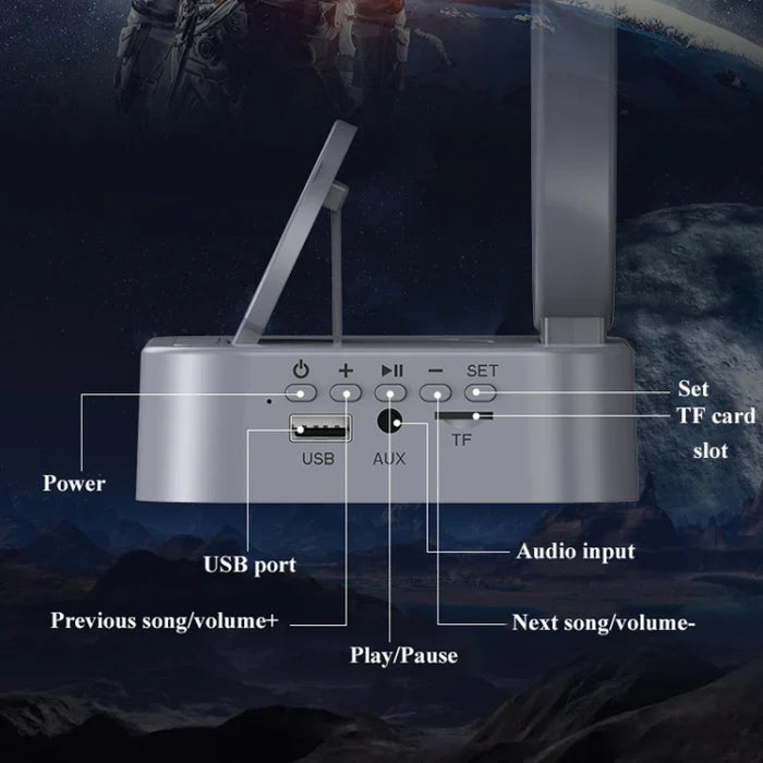 Astronaut Magnetic Wireless Speaker with Wireless Charger Y-558