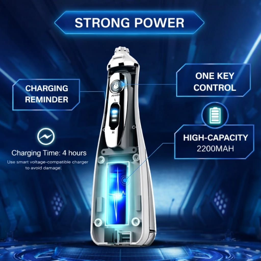 جهاز تنظيف الأسنان بالماء المحمول ووتر بلس - V400 بلس