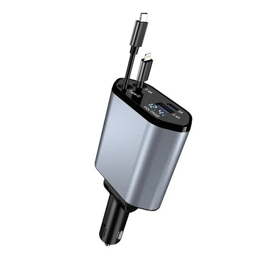 4in1 Telescopic Charging Cable 180°/120W