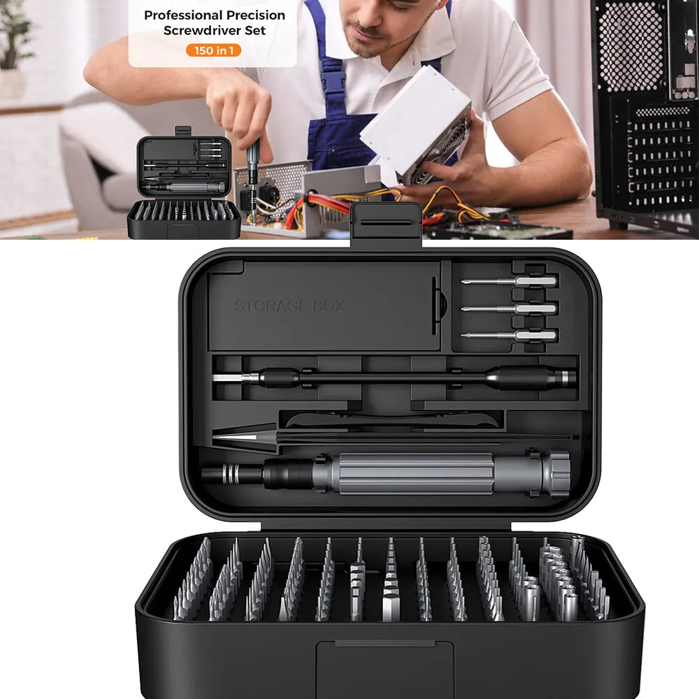 150 Pieces Precision Screwdriver Set - 840150