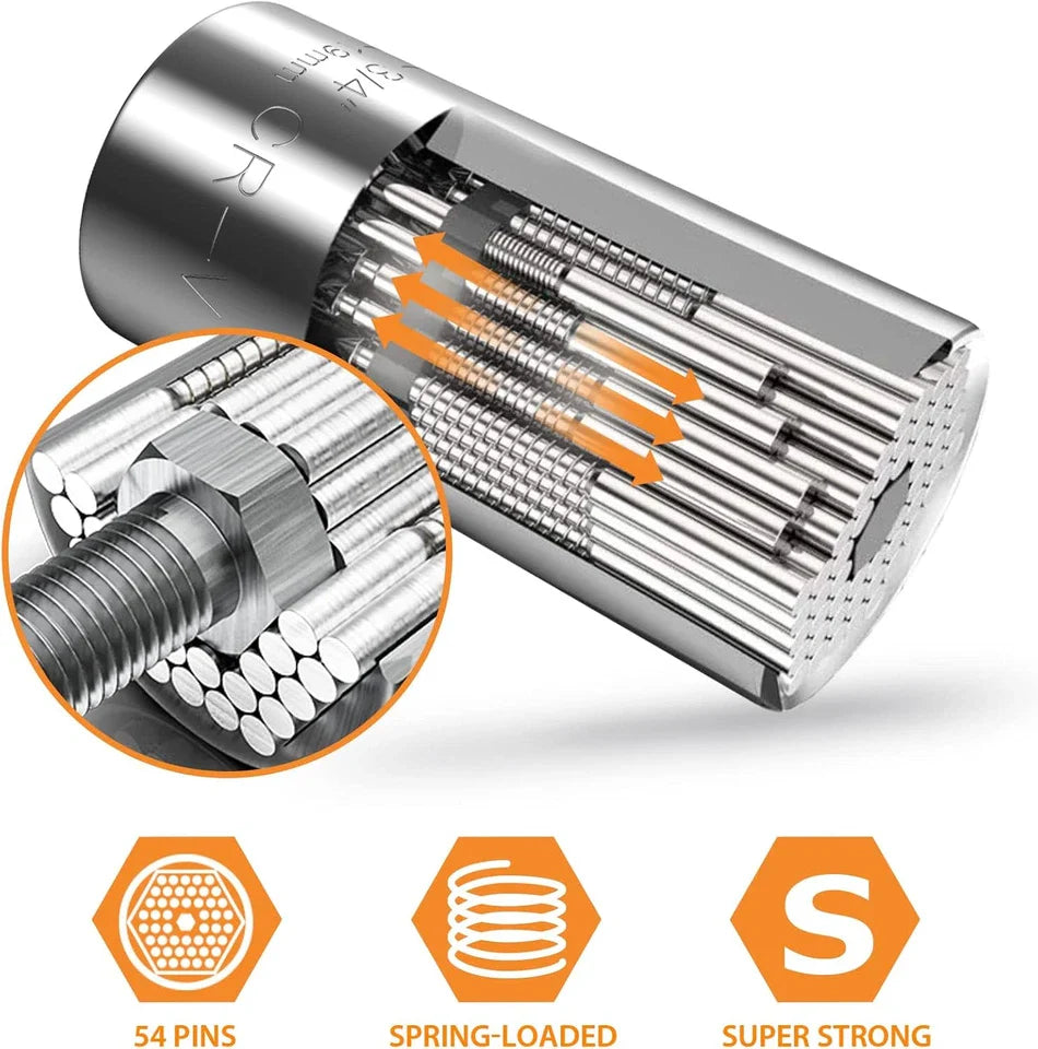 Universal Self-Adjusting Socket